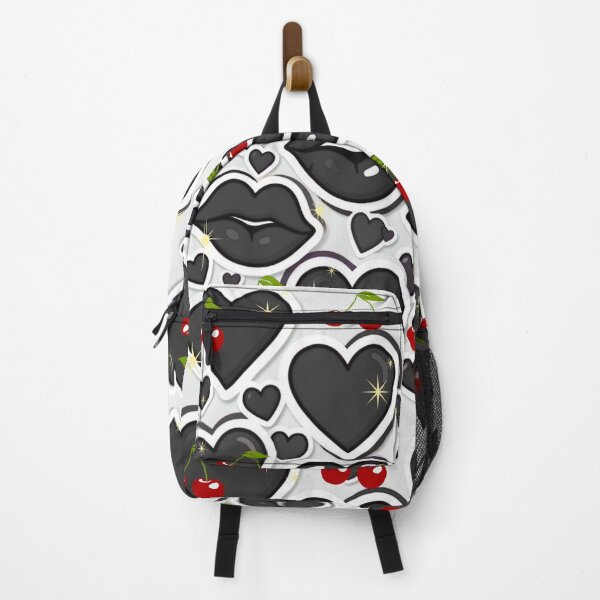 Item preview, Goth Coquette Black Hearts and Cherries designed and sold by Creativ_Design.
