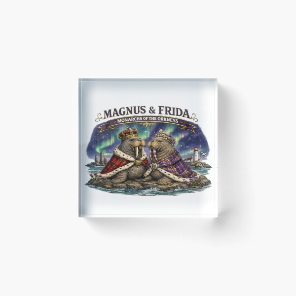 Item preview, magnus and frida monarchs of the orkneys designed and sold by Pop, Culture and Stuff.