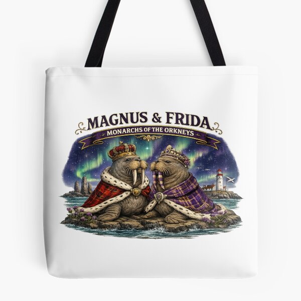Item preview, magnus and frida monarchs of the orkneys designed and sold by Pop, Culture and Stuff.