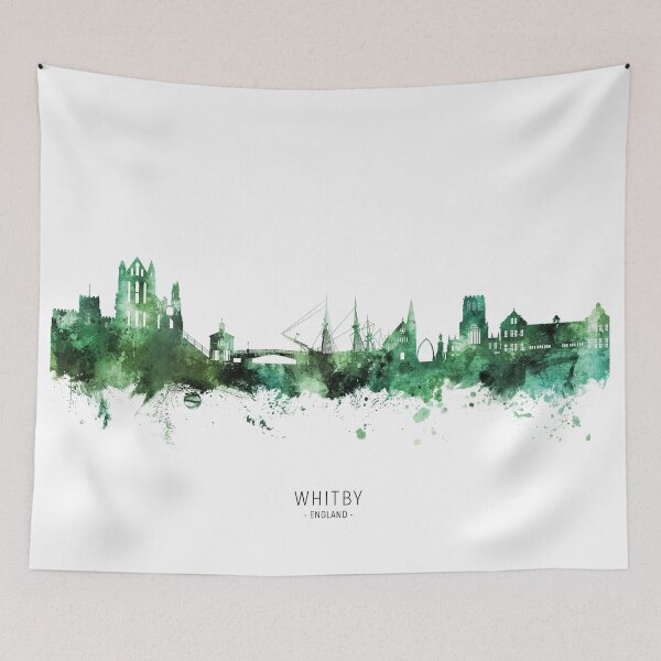 Item preview, Whitby England Skyline designed and sold by ArtPrints.