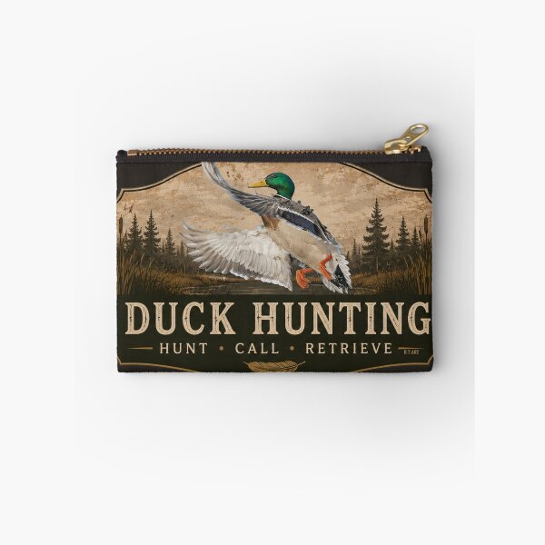 Item preview, Mallard Flight Duck Hunting Badge designed and sold by TammyHunterArt.