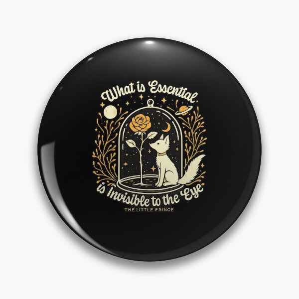 Item preview, What Is Essential Is Invisible To The Eye Literary Quote designed and sold by Ekonolotie.