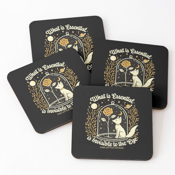 Item preview, What Is Essential Is Invisible To The Eye Literary Quote designed and sold by Ekonolotie.