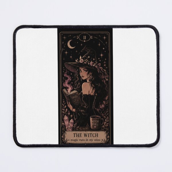 Item preview, The Witch Tarot Card | Gothic Witchcore Fantasy Design designed and sold by AeraArts.
