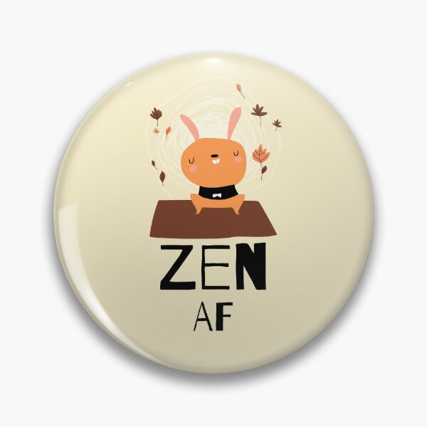 Item preview, Mindful Rabbit Cute Meditation Yoga Pose Sticker designed and sold by WellspringXflow.