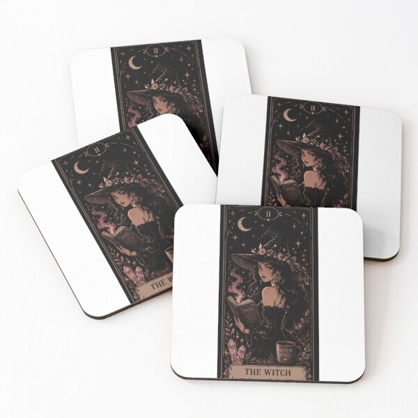 Item preview, The Witch Tarot Card | Gothic Witchcore Fantasy Design designed and sold by AeraArts.