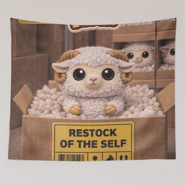 Item preview, Restock of the Self Sheep | Funko Flock Parody designed and sold by Thpoar.