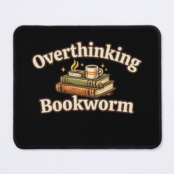 Item preview, Overthinking Bookworm designed and sold by Obinne.