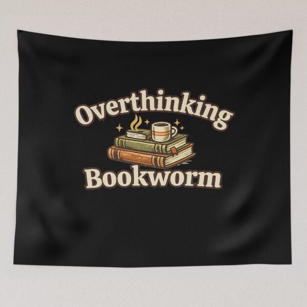 Item preview, Overthinking Bookworm  designed and sold by Obinne.