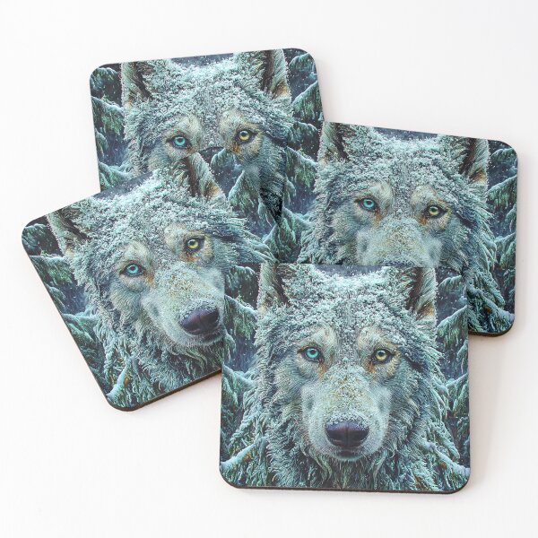 Item preview, Majestic Snow-covered husky dog designed and sold by lautir.