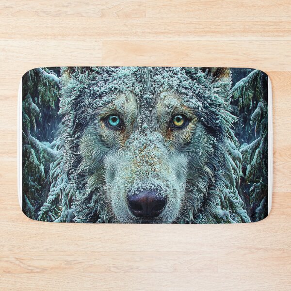 Item preview, Majestic Snow-covered husky dog designed and sold by lautir.