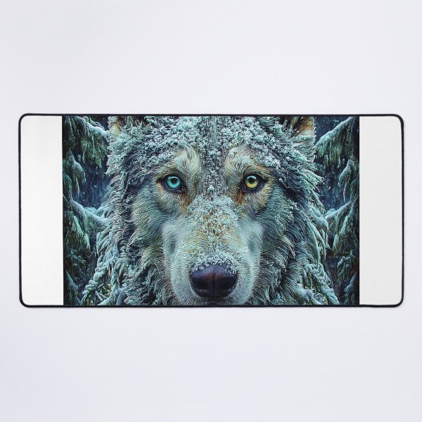 Item preview, Majestic Snow-covered husky dog designed and sold by lautir.