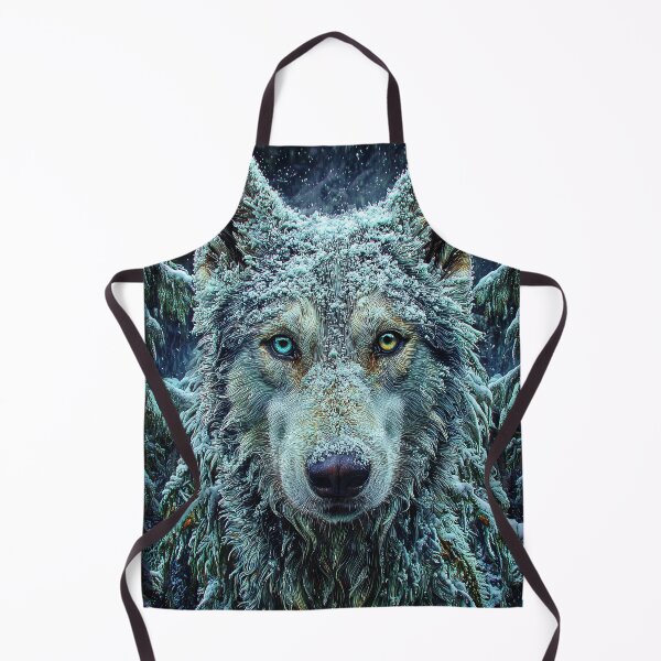 Item preview, Majestic Snow-covered husky dog designed and sold by lautir.