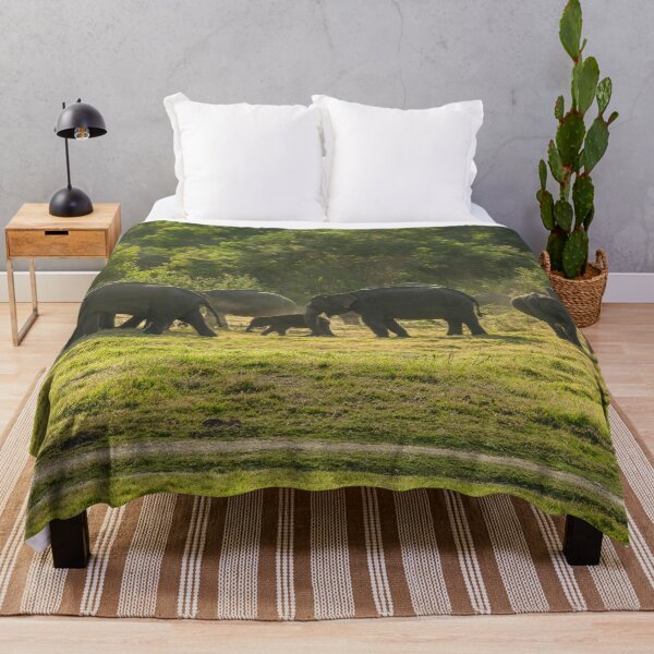 Item preview, Herd of elephants at sundown designed and sold by Photopat.