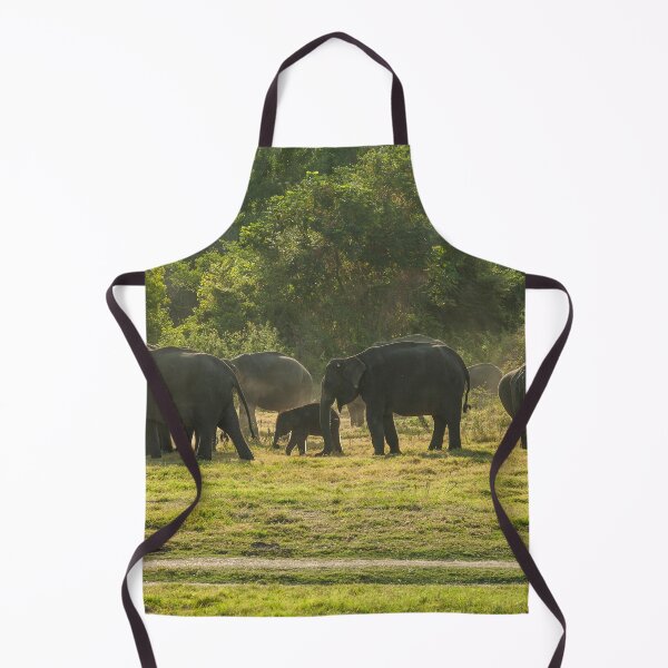 Item preview, Herd of elephants at sundown designed and sold by Photopat.