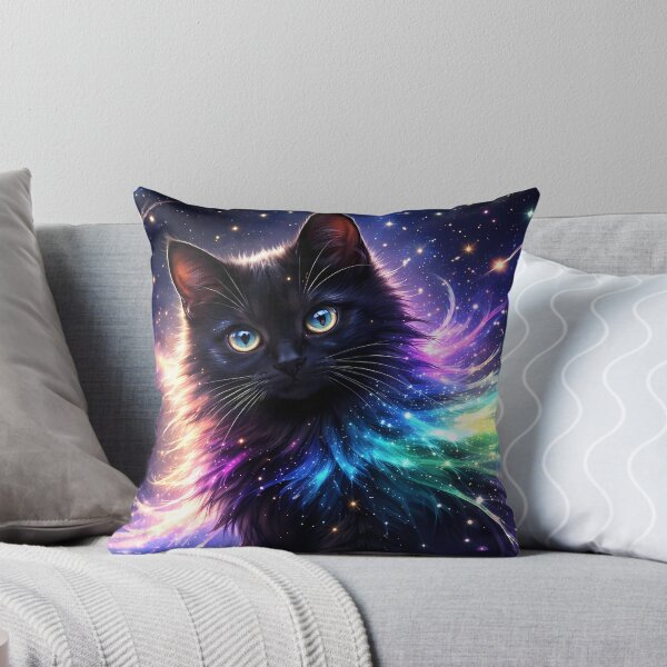 Item preview, Cosmic Cat with Starry Mane designed and sold by cuprum.