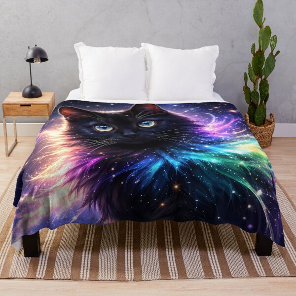 Item preview, Cosmic Cat with Starry Mane designed and sold by cuprum.