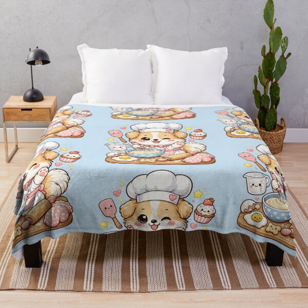 Item preview, Cute Kawaii Puppy Baker – Adorable Pastry Chef Dog Illustration designed and sold by blankTeeShirt.
