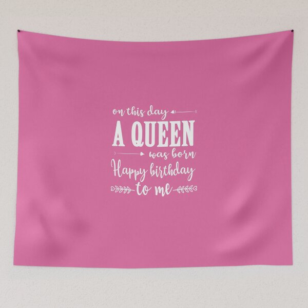 Item preview, On This Day A Queen Was Born Happy Birthday To Me designed and sold by TheTaurus.