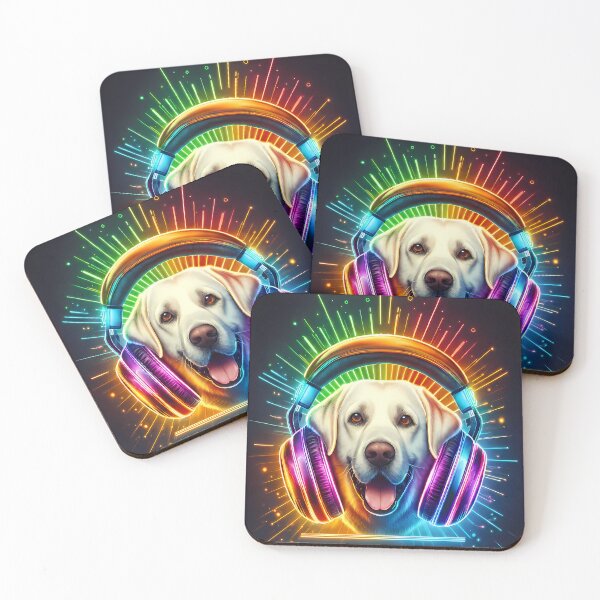 Item preview, Neon Labrador Retriever - World Music Day designed and sold by Art-Arcade6.