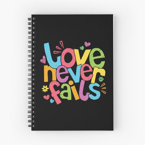 Item preview, Love Never Fails – Daily Christian Encouragement designed and sold by Verse & Vibes.
