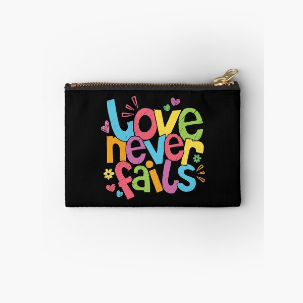 Item preview, Love Never Fails – Daily Christian Encouragement designed and sold by Verse & Vibes.
