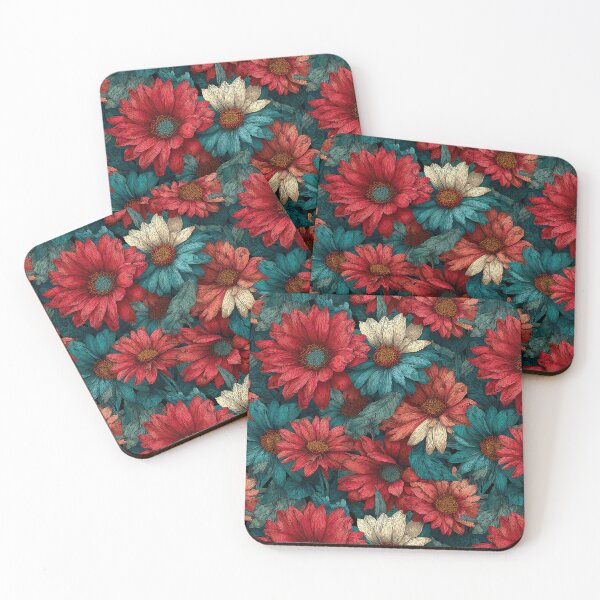 Item preview, Classic Daisy Print  - Retro Flower Floral   - One Year Anniversary Gifts designed and sold by RoyalStarsPatts.