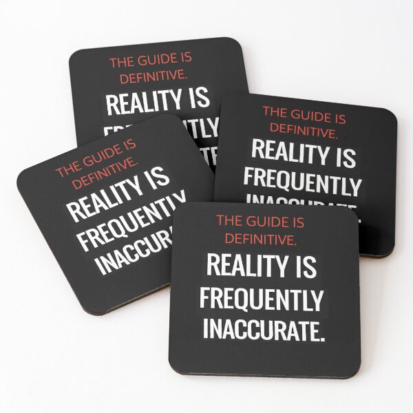 Item preview, Reality Is Frequently Inaccurate Funny Philosophy Quote designed and sold by Ekonolotie.
