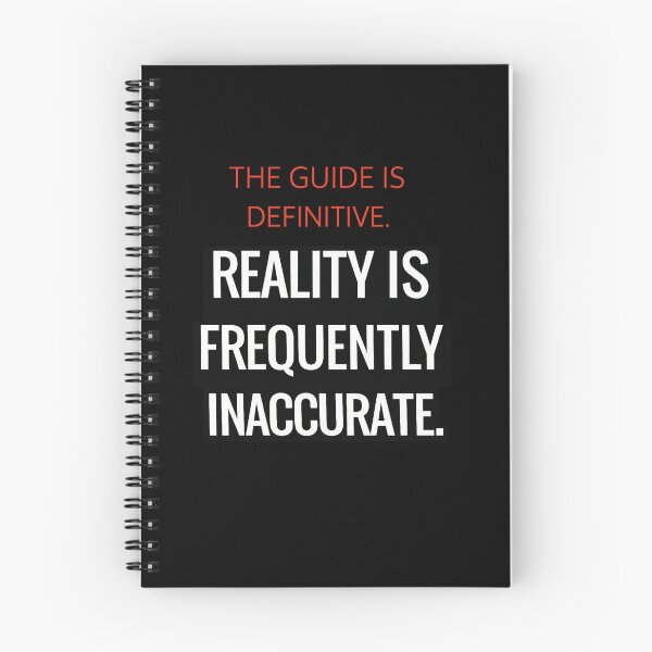 Item preview, Reality Is Frequently Inaccurate Funny Philosophy Quote designed and sold by Ekonolotie.