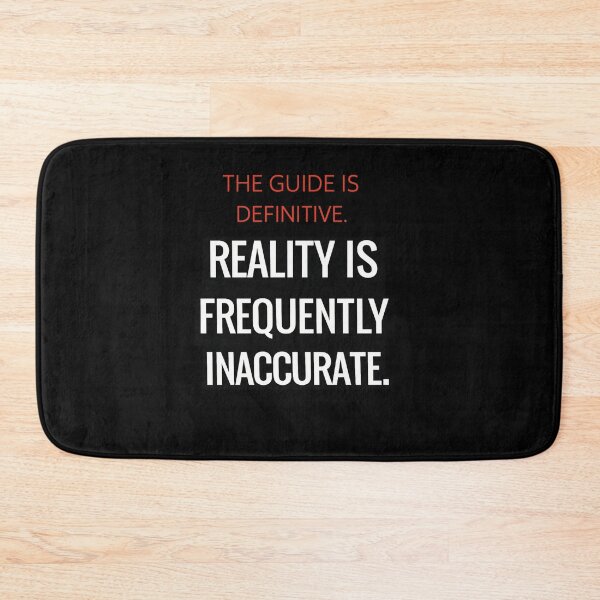 Item preview, Reality Is Frequently Inaccurate Funny Philosophy Quote designed and sold by Ekonolotie.