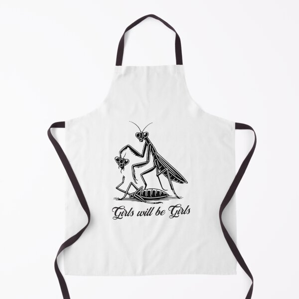Item preview, Girls Will Be Girls Praying Mantis Nature‑Humor Artwork designed and sold by Analog Aura .