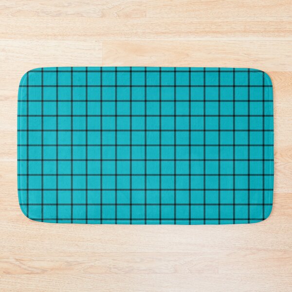 Item preview, Cyan And Black Mini Gingham Pattern designed and sold by pattern-archive.