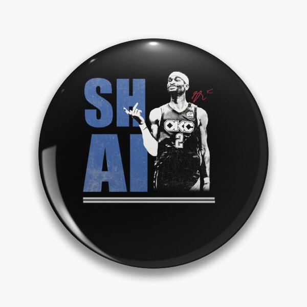 Item preview, Shai Oklahoma Vintage Basketball Player Poster Design Today designed and sold by KenzaCoppin.