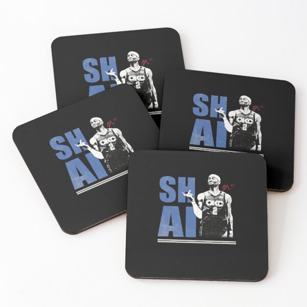Item preview, Shai Oklahoma Vintage Basketball Player Poster Design Today designed and sold by KenzaCoppin.