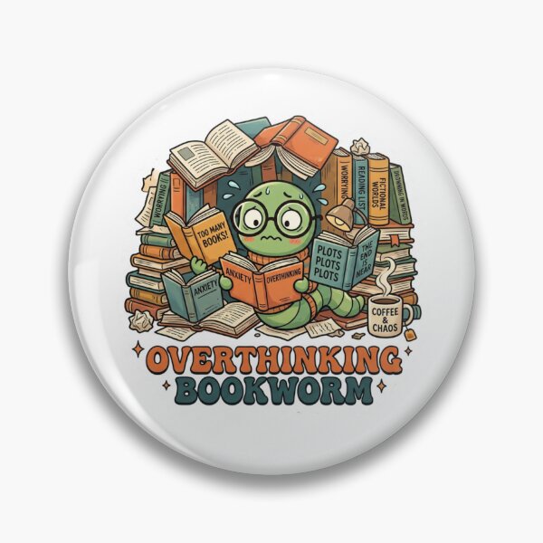 Item preview, Copy of Overthinking Bookworm  designed and sold by Obinne.