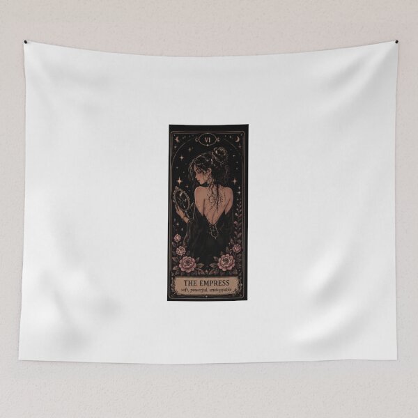 Item preview, The Empress Tarot Card | Dark Feminine Celestial Aesthetic designed and sold by AeraArts.