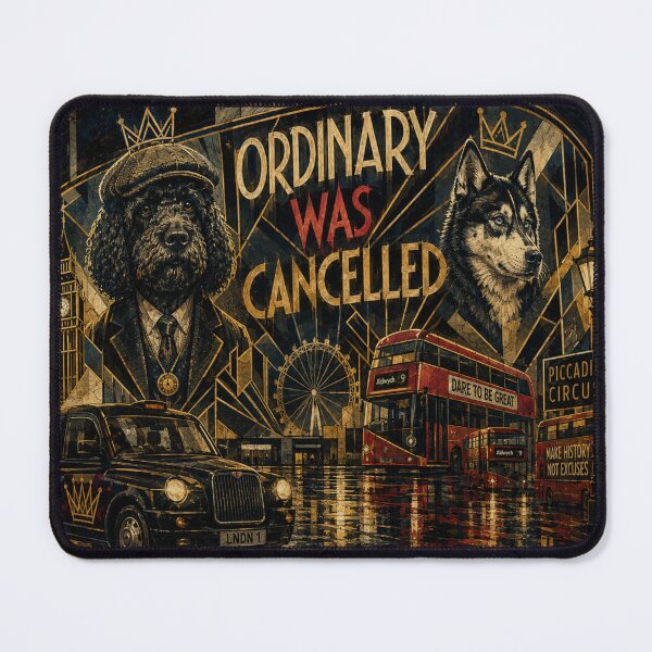 Item preview, Art Deco London Cockapoo Husky Ordinary Was Cancelled Poster designed and sold by Cockapoo Society.