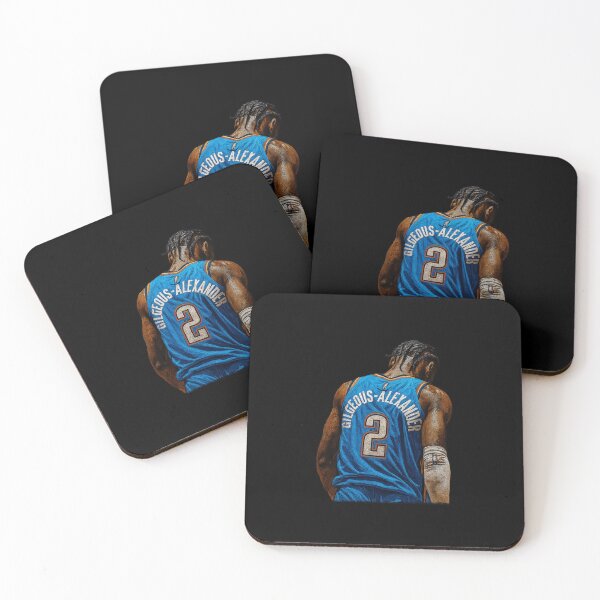 Item preview, Shai Back View Jersey Basketball Poster Design Today designed and sold by KenzaCoppin.