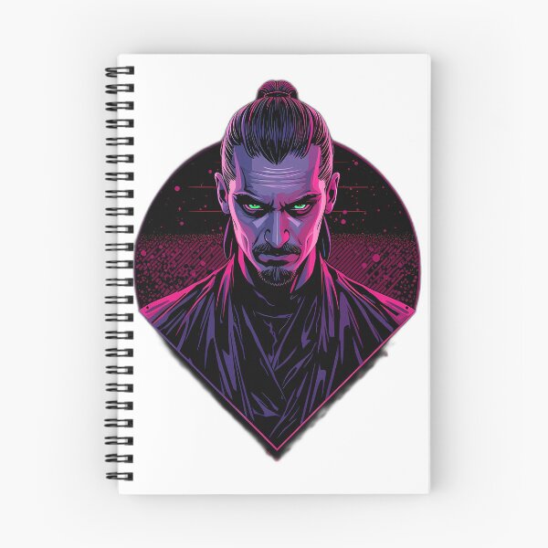 Item preview, Zlatan Ibrahimovic Cyber Samurai Neon Vector Art T-Shirt designed and sold by Football-Fans.