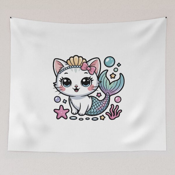 Item preview, Kitten Mermaid designed and sold by jkrphoto.