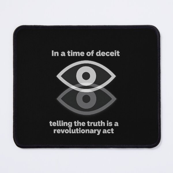 Item preview, Telling The Truth Is Revolutionary Political Quote Design designed and sold by Ekonolotie.