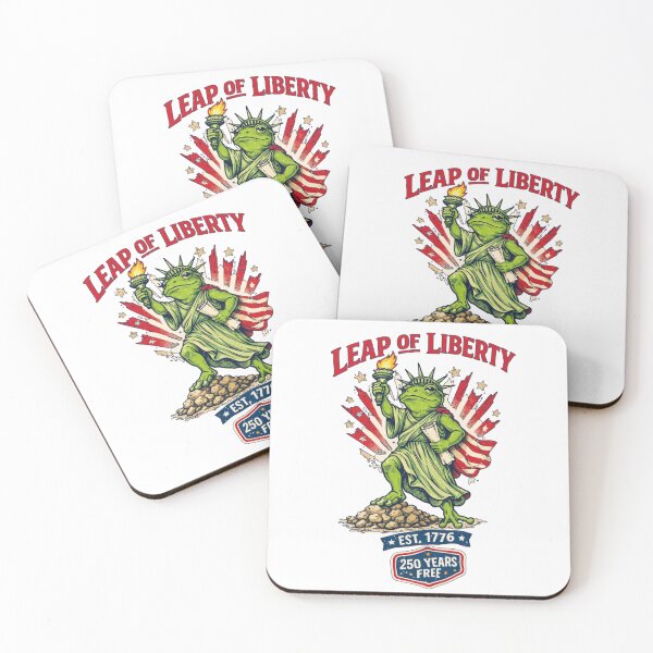 Item preview, Leap Of Liberty Est 1776 250th Independence Day Funny Frog  designed and sold by Thread&Fable.