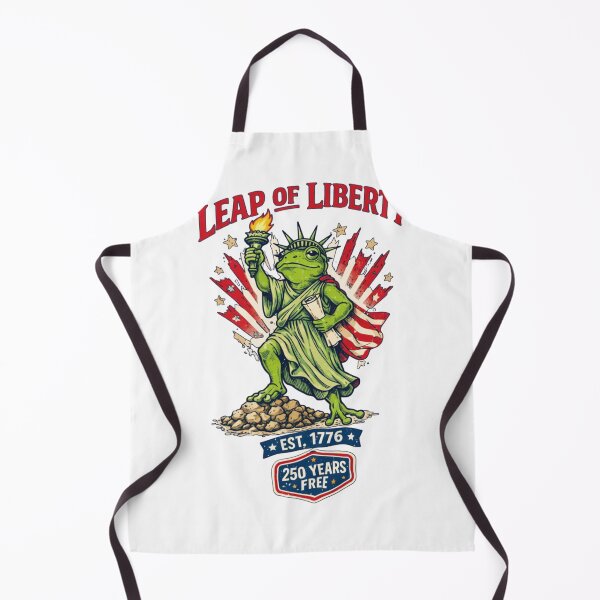 Item preview, Leap Of Liberty Est 1776 250th Independence Day Funny Frog designed and sold by Thread&Fable.