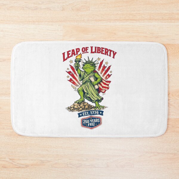 Item preview, Leap Of Liberty Est 1776 250th Independence Day Funny Frog  designed and sold by Thread&Fable.