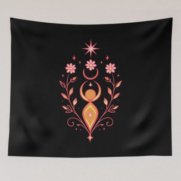 Item preview, Midsummer Goddess Celestial Litha Boho Art designed and sold by Christine Krahl.