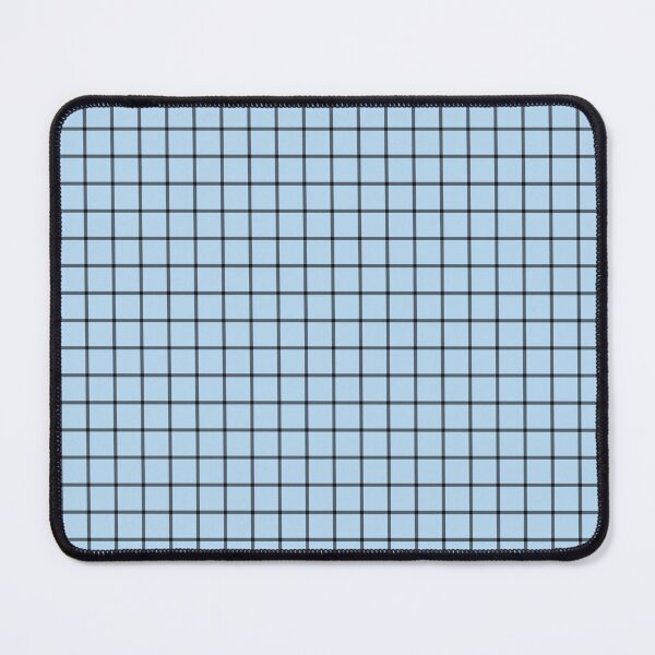 Item preview, Ice Blue And Black Mini Gingham Pattern designed and sold by pattern-archive.