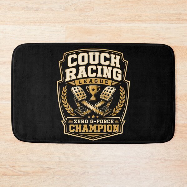 Item preview, Couch Racing League Zero G Force Champion Sim Racing Crest designed and sold by Fenay Designs.