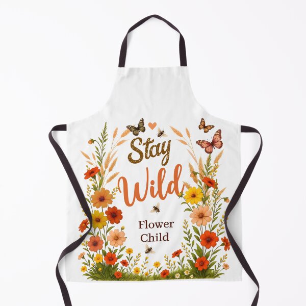 Item preview, Stay Wild Flower Child Boho Floral Graphic designed and sold by ZanyPaintbrush.
