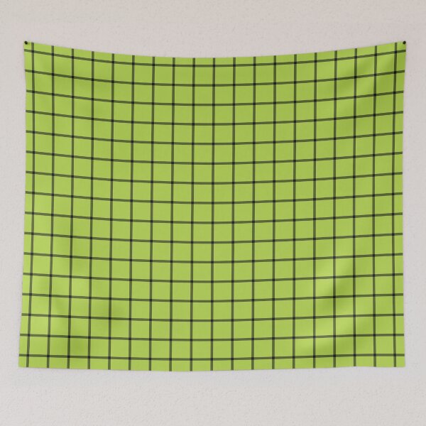 Item preview, Lime And Black Mini Gingham Pattern designed and sold by pattern-archive.