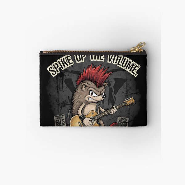 Item preview, Spike Up The Volume Punk Rock Hedgehog Guitarist designed and sold by SillyPawsStudio.